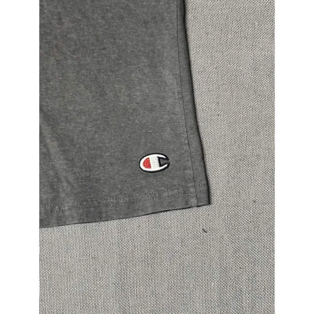 Champion Men S Jersey Athletic Cotton Blend Gray Shorts No Elasticity